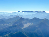 Scarpe Mountain, Sunkist Ridge, La Coulotte Peak